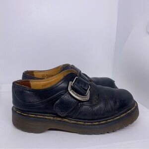 Dr. Martens Black Leather Loafers